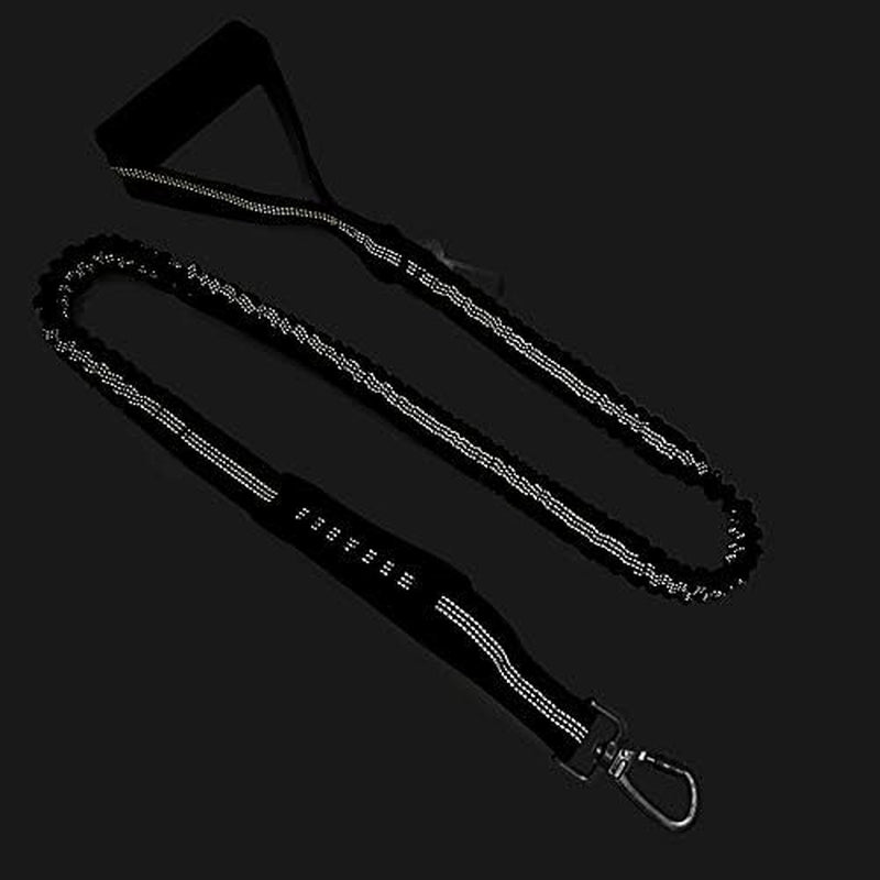 6FT Heavy-Duty Elastic Bungee Dog Leash with Shock Absorption, Padded and Traffic Handles - Ideal for Medium to Large Dogs and Training