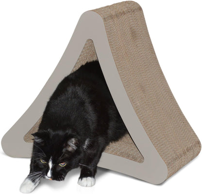 Vertical Cat Scratching Post with Three Sides, 18" x 10.5" x 15.9