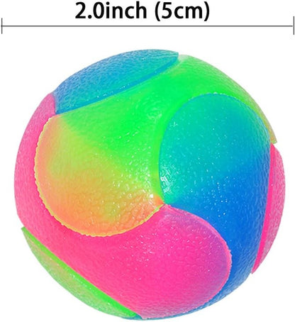 Illuminated LED Dog Balls - Glow-in-the-Dark Toys for Puppies, Cats, and Dogs