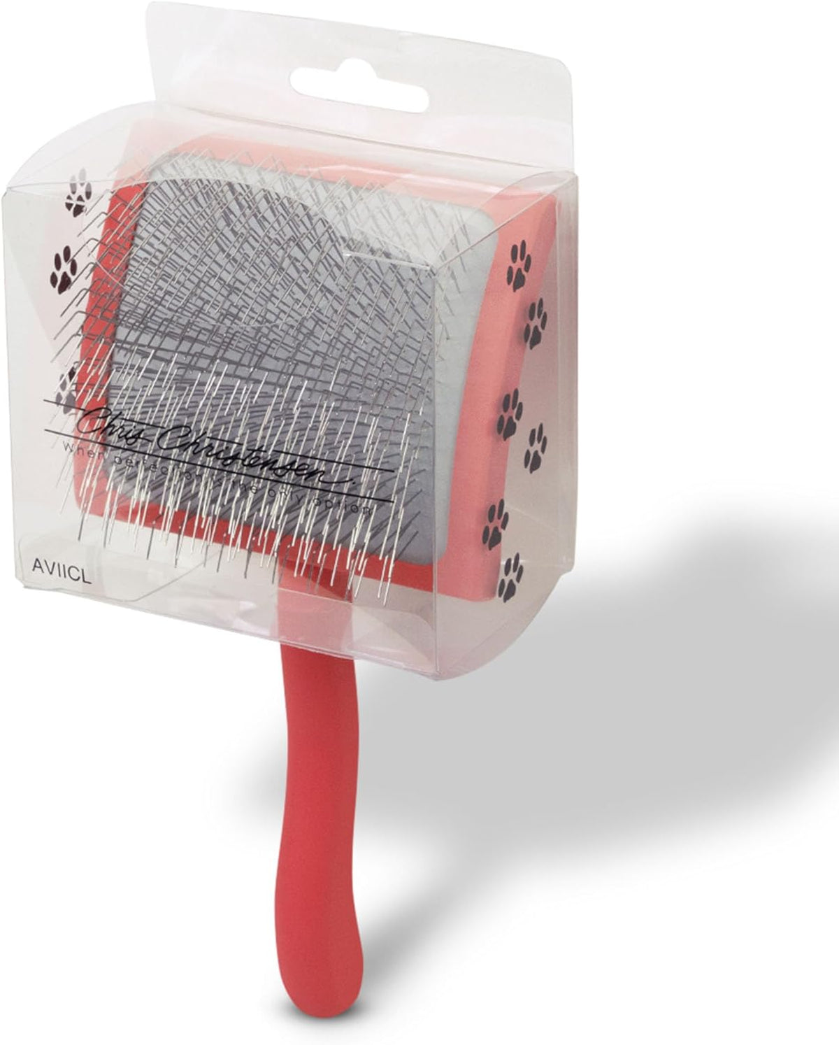 Big G Professional Slicker Brush for Dogs (Goldendoodles, Labradoodles, Poodles) - Efficient Grooming, Fluffing, and Detangling, Coral, Large